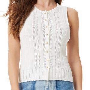 Sam Edelman cream Sweater Vest, New